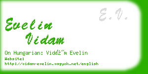 evelin vidam business card
